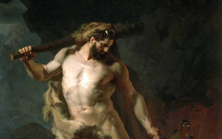 Геркулес выводит Цербера из преисподней. Иван Келер-Вилианди Геркулес выводит Цербера из преисподней. Иван Келер-Вилианди