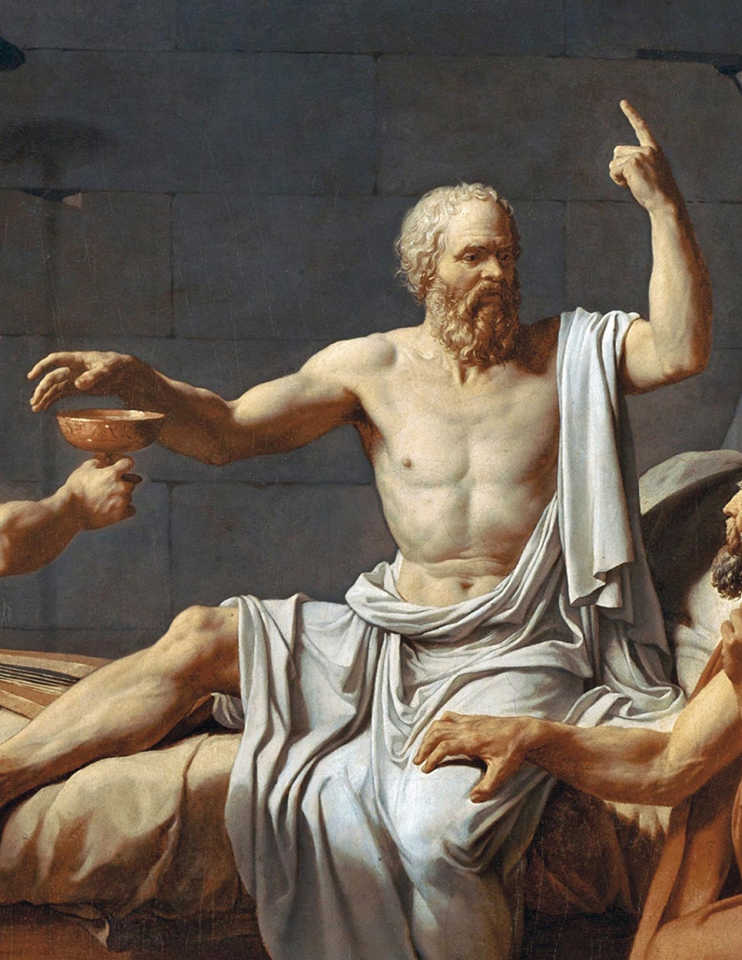 «Смерть Сократа». Жак-Луи Давид