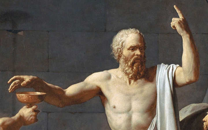 «Смерть Сократа». Жак-Луи Давид