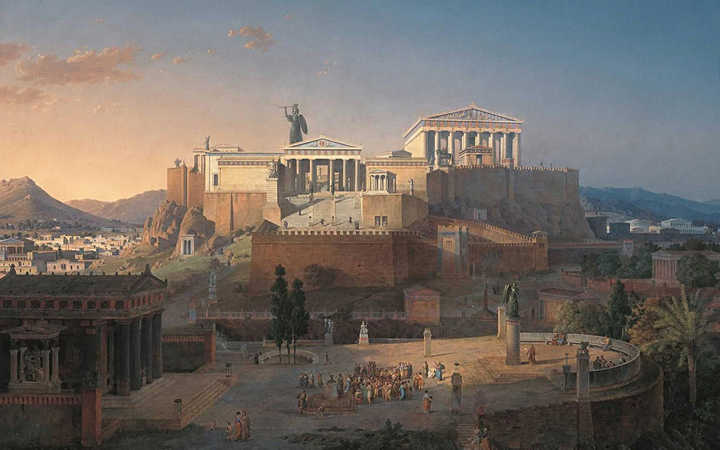 Реконструкция Акрополя. Лео фон Кленце