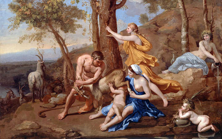 Воспитание Зевса. Никола Пуссен Воспитание Зевса. Никола Пуссен