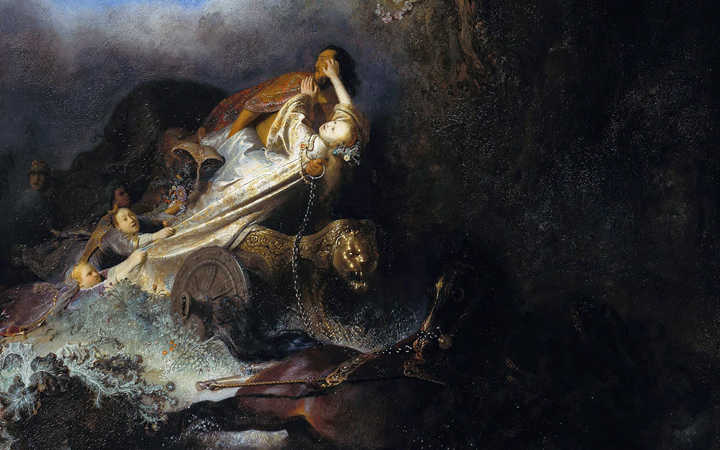 Похищение Персефоны. Рембрандт Похищение Персефоны. Рембрандт