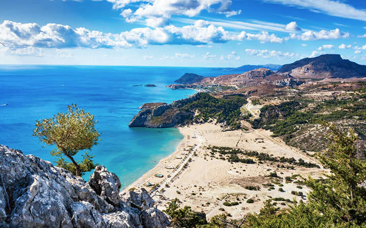 Tsambika Beach, Rhodes