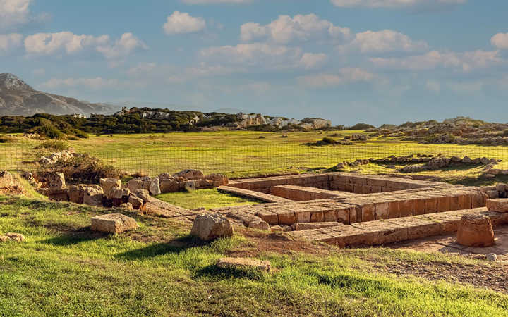 Ruins of the old city of Phalasarna