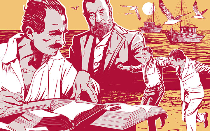 Modern Greek Writers. © Grecomap