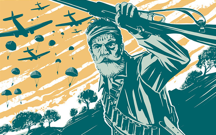 The Battle of Crete. © Grecomap