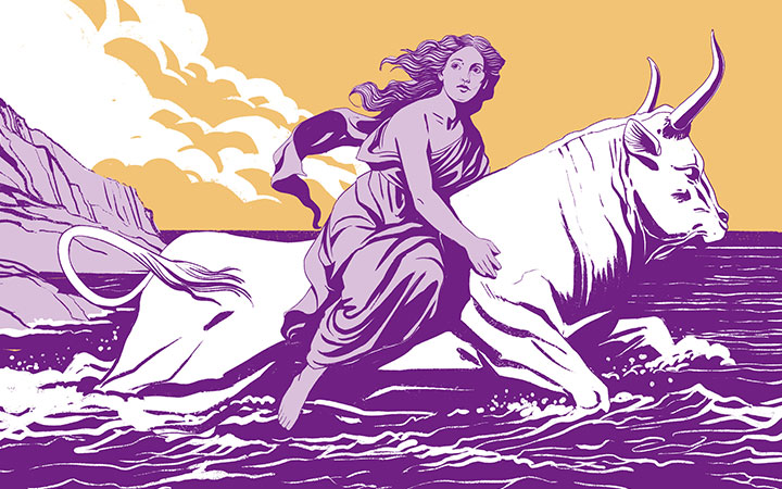 Похищение Европы. © Grecomap