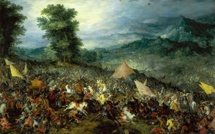 Битва при Гавгамелах. Ян Брейгель Битва при Гавгамелах. Ян Брейгель