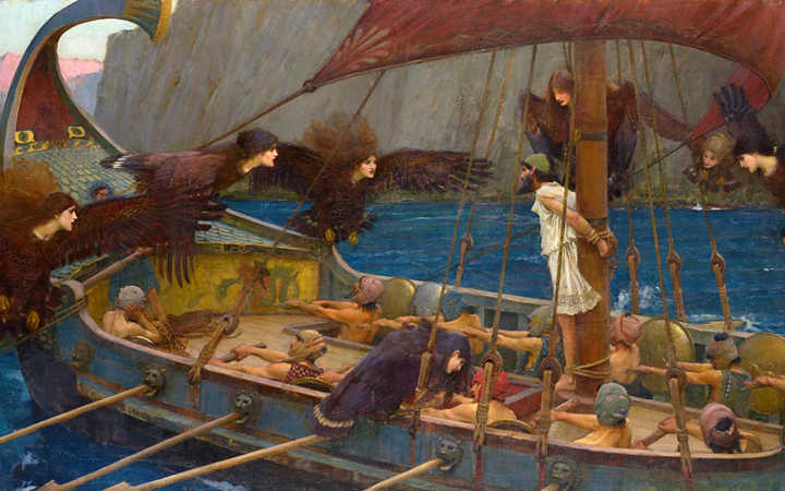 Улисс (Одиссей) и Сирены. Джон Уотерхаус Улисс (Одиссей) и Сирены. Джон Уотерхаус