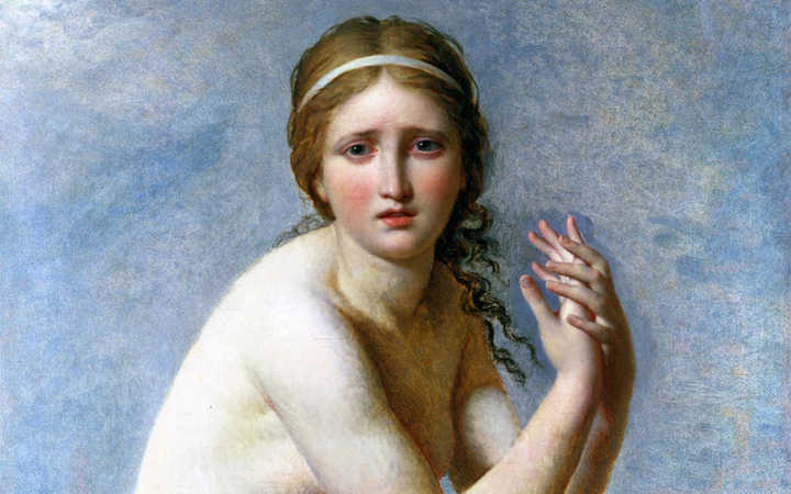 Покинутая Психея. Жак-Луи Давид
