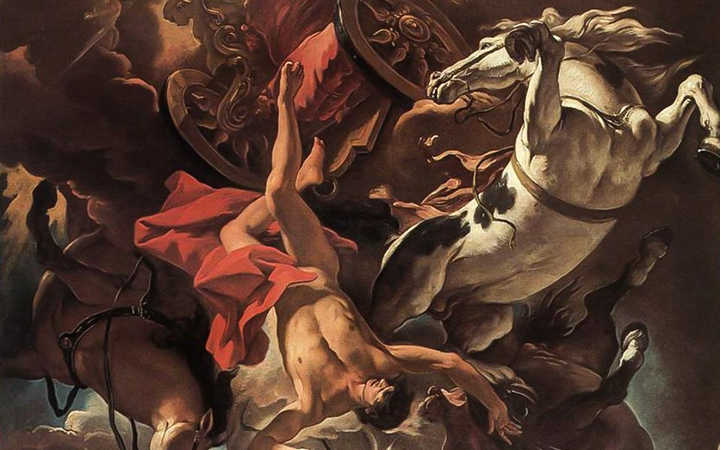 Падение Фаэтона. Себастьяно Риччи