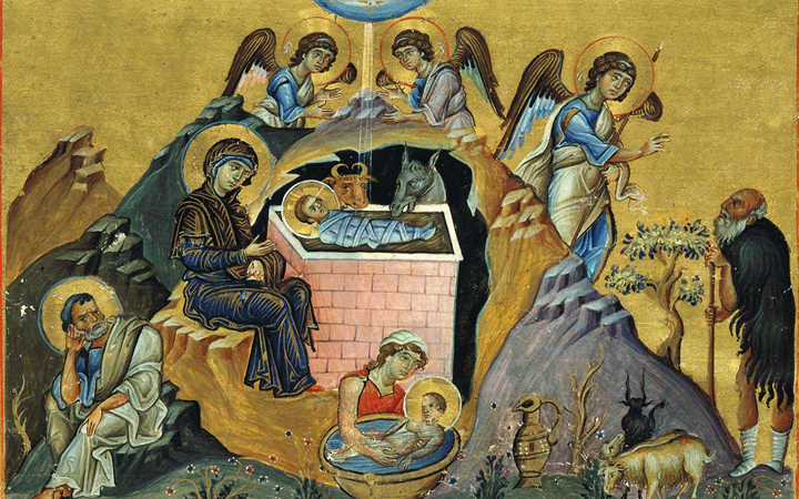 Рождество Христово. Менологий Василия II
