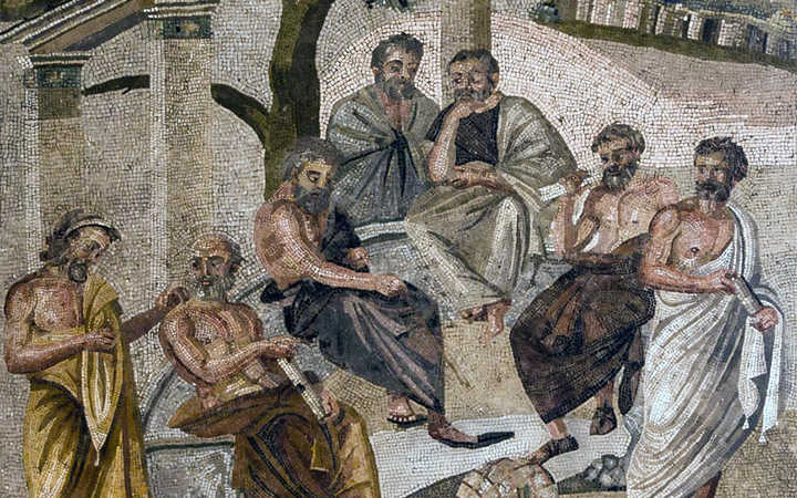 Plato’s Academy mosaic — Pompeii Plato’s Academy mosaic — Pompeii