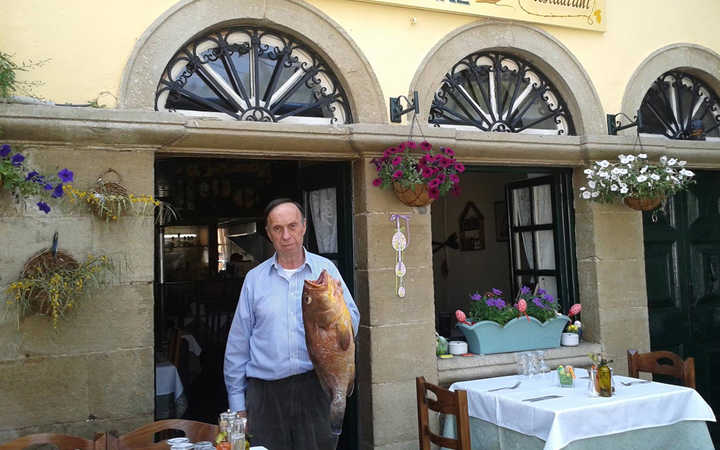 Klimataria restaurant owner - Nikos Bellos