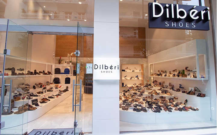 Dilberi Shoes. Бутик обуви, Салоники