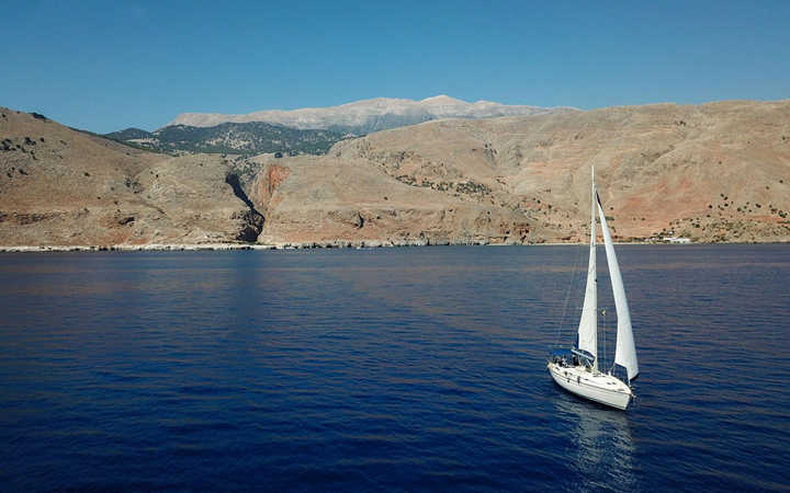 Sailing South Crete