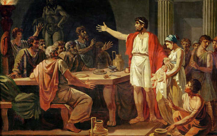 Ликург Спартанский. Жак-Луи Давид (Эскиз) Ликург Спартанский. Жак-Луи Давид (Эскиз)