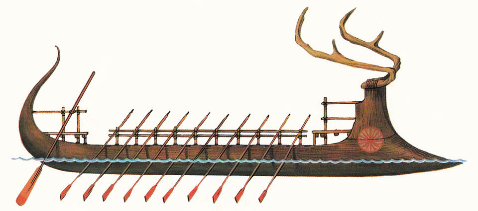 Корабль Эгейского моря (Крит)