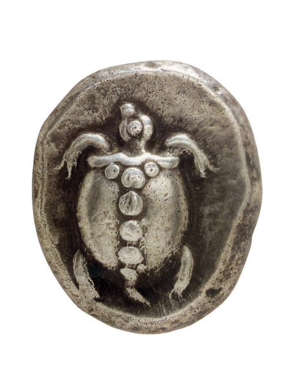 Серебряный статер (тетрадрахма) Эгины (480 г. до н.э.)