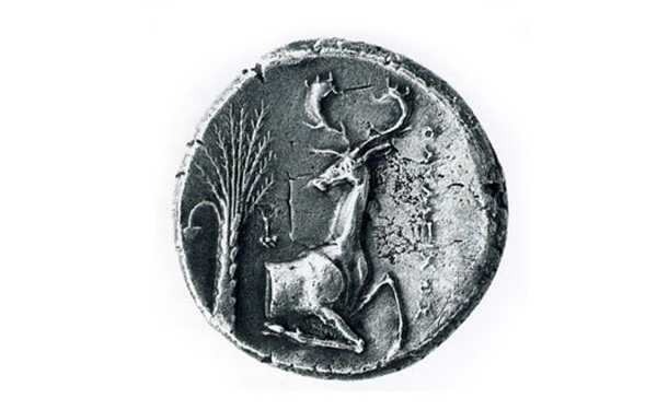 Серебряная тетрадрахма Эфеса, ок. 370-350 гг. до н.э.