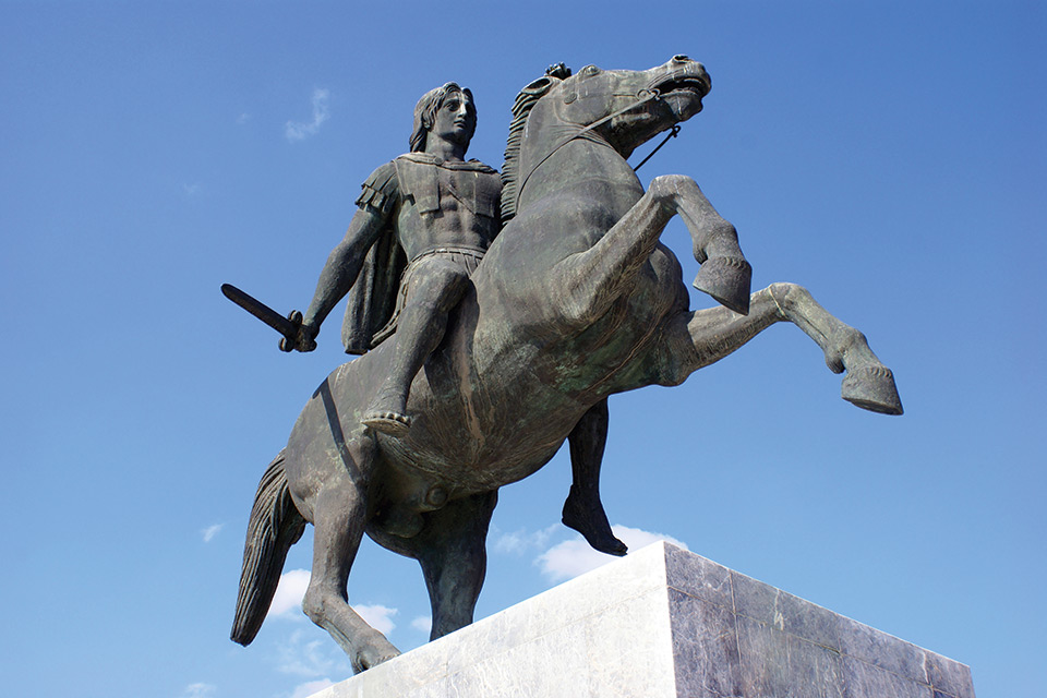 Памятник Александру Македонскому (Салоники). Памятник александру македонскому