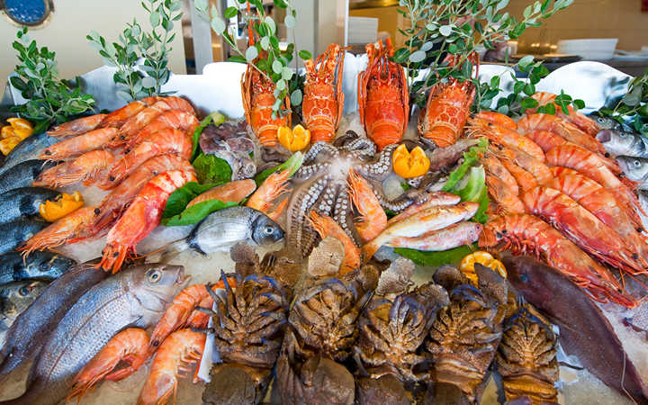 Морепродукты, Греция