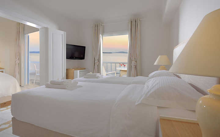 Cyclades Family Suites or Family Rooms with Sea View