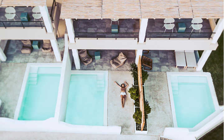 Presidential Suite with Private Pool and Partial Sea View