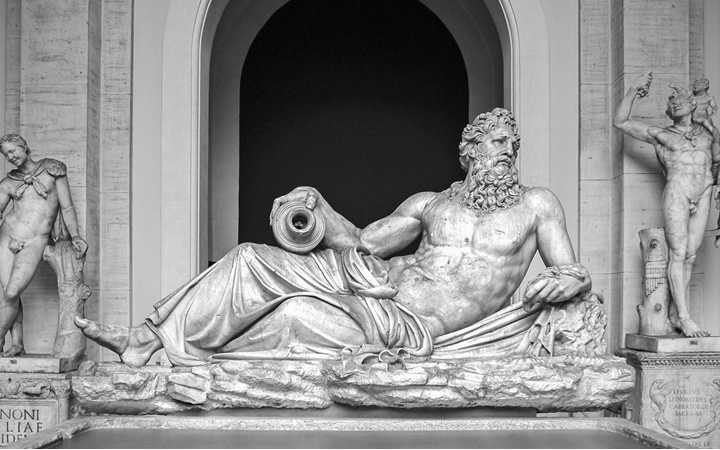 Мраморная статуя Зевса в Ватикане