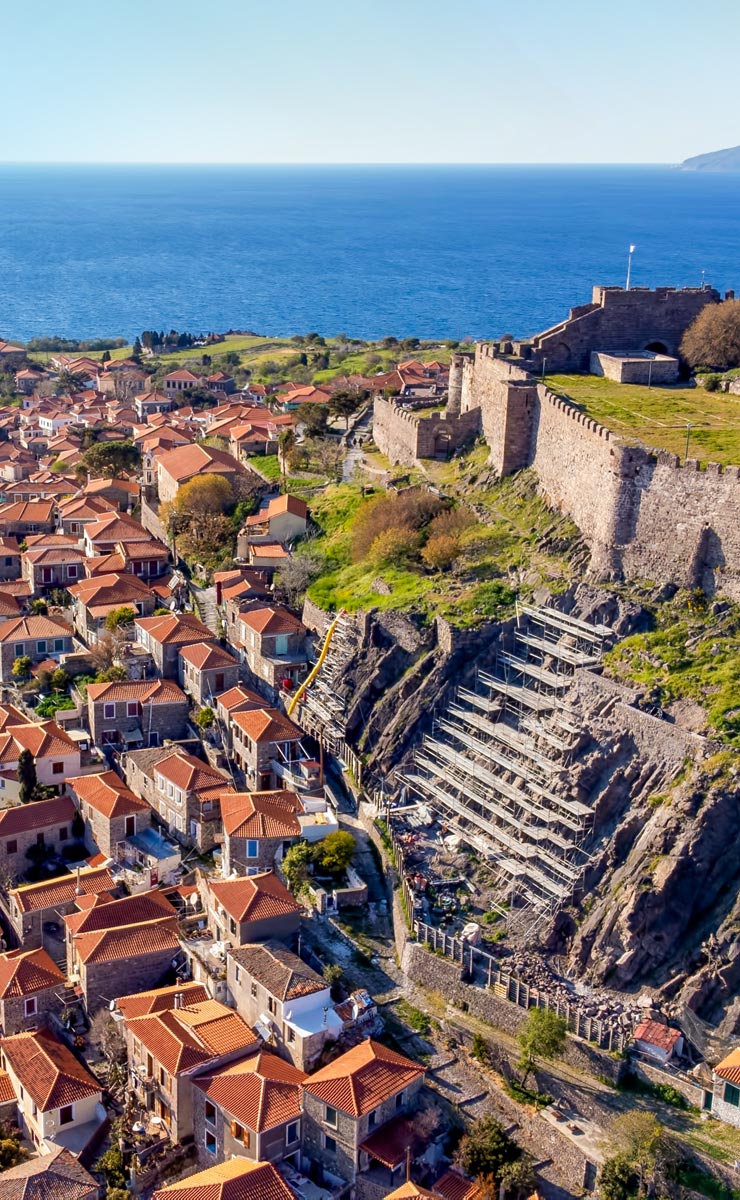 Городок Моливос (Митимна) на о. Лесбос